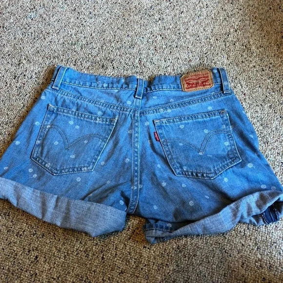 Levi’s Jeans Shorts Women Size W27 - Picture 3 of 5